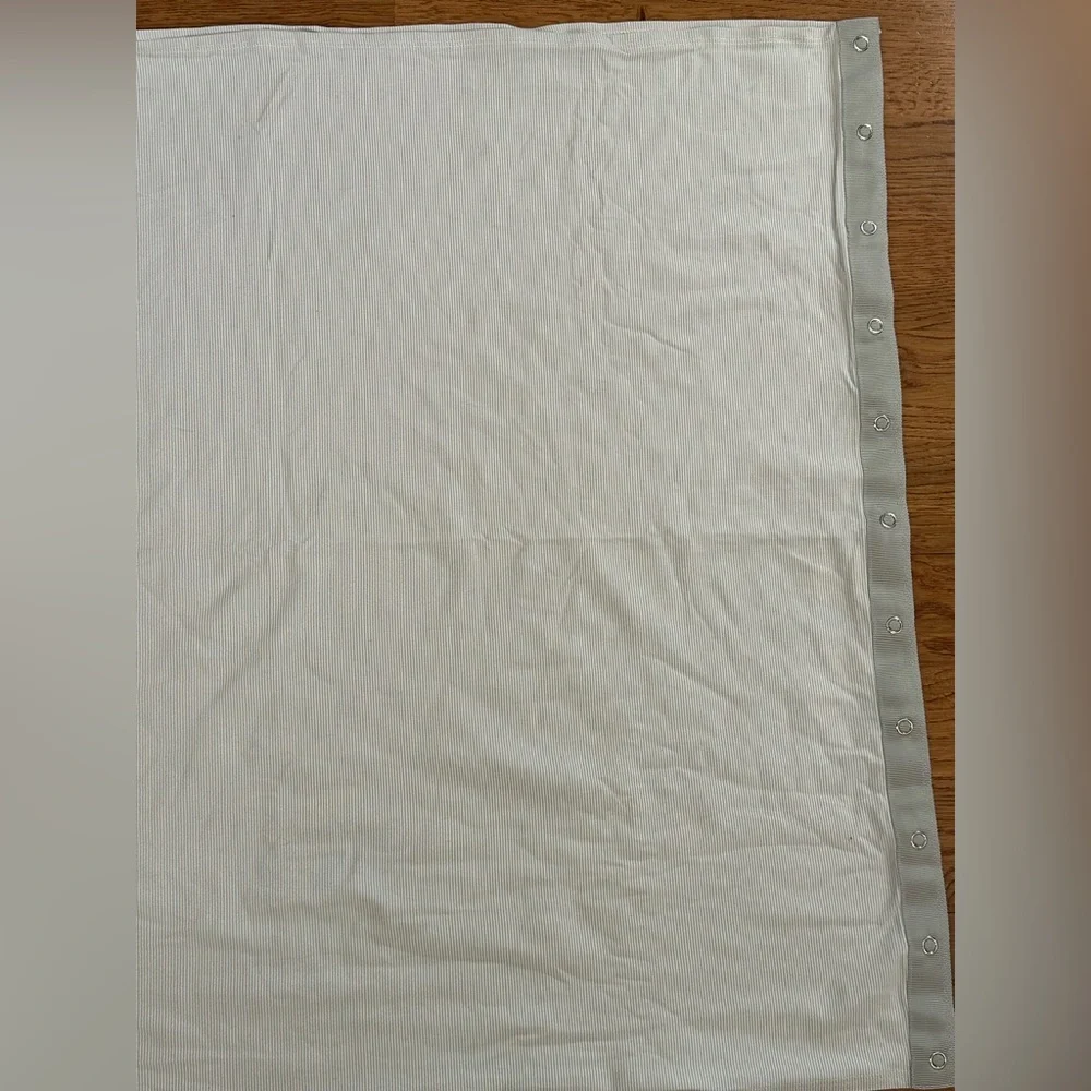 Lululemon🍋 Vinyasa Scarf Rulu Wee Stripe White Heathered Grey/White Stripe - Picture 12 of 15